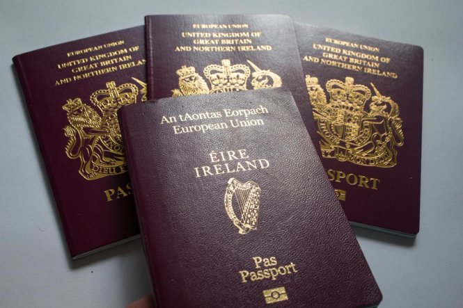 Hộ chiếu Ireland - Ảnh: Getty Images/Standard