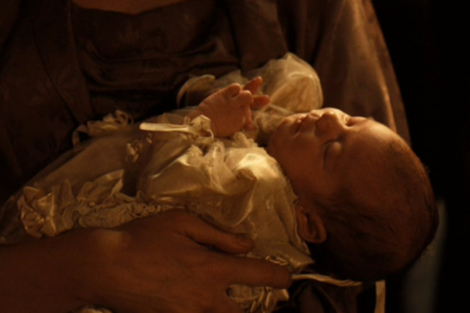 Sofia Coppola vào vai một em bé trai trogn phim Bố Già - Ảnh: Time
