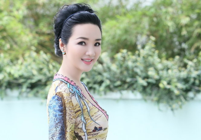 Hoa hậu Giáng My tiếp tục là giám khảo khách mời đặc biệt của cuộc thi - Ảnh: Khánh Phạm