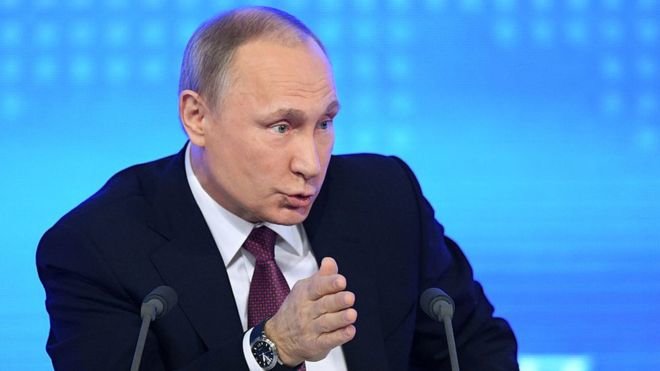 Ông Putin cho rằng các tin tặc Nga có thể nhắm đến mục tiêu là những người nói xấu nước Nga - Ảnh: AFP
