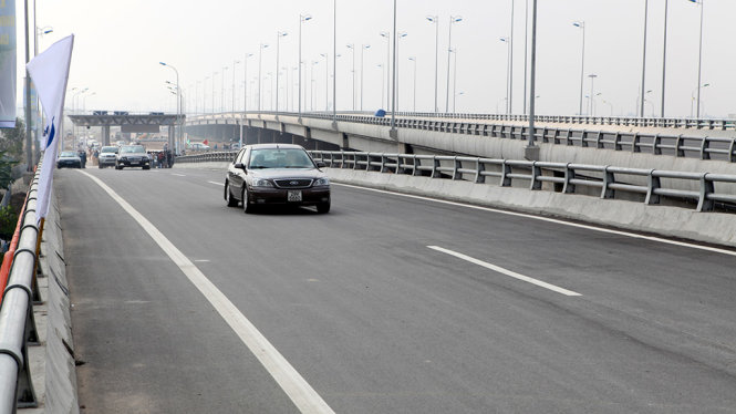 Đường cao tốc Cầu Giẽ - Ninh Bình, một trong những đoạn cao tốc Bắc – Nam phía Đông đã hoàn thành - Ảnh: TUẤN PHÙNG