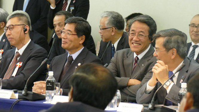 Các DN vùng Kansai vui vẻ nghe THủ tướng mời gọi đầu tư vào VN