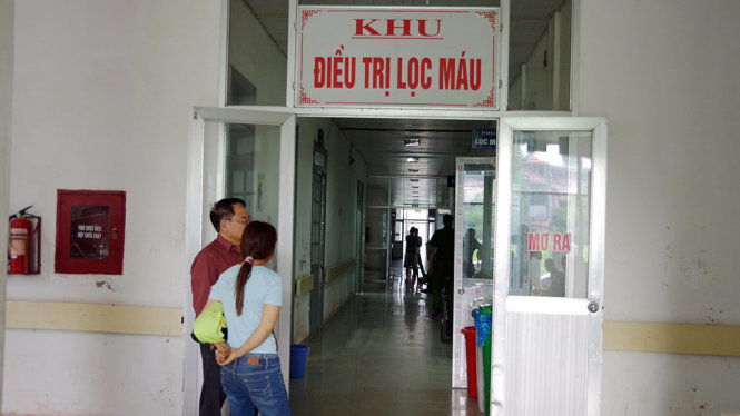 Khu điều trị lọc máu tại Bệnh viện Đa khoa tỉnh Hòa Bình - Ảnh: Mạnh Hùng