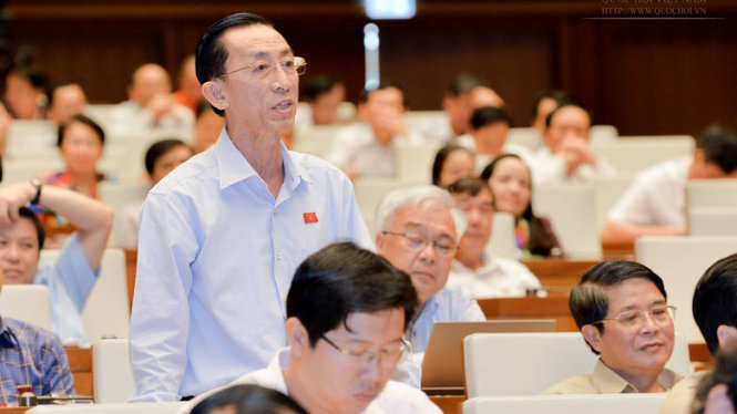 Đại biểu Trần Hoàng Ngân (TP.HCM) phát biểu tại Quốc hội - Ảnh: Quochoi.vn