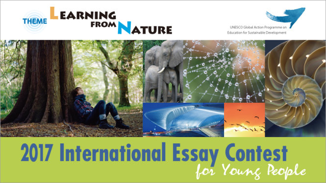 Apphich cuộc thi viết văn quốc tế dành cho bạn trẻ với chủ đề “Học từ thiên nhiên”  - Ảnh: ASEANOP