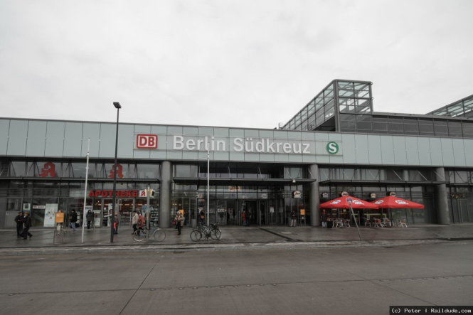 Nhà ga Suedkreuz ở thủ đô Berlin nơi sẽ được thử nghiệm phần mềm nhận diện - Ảnh: AFP