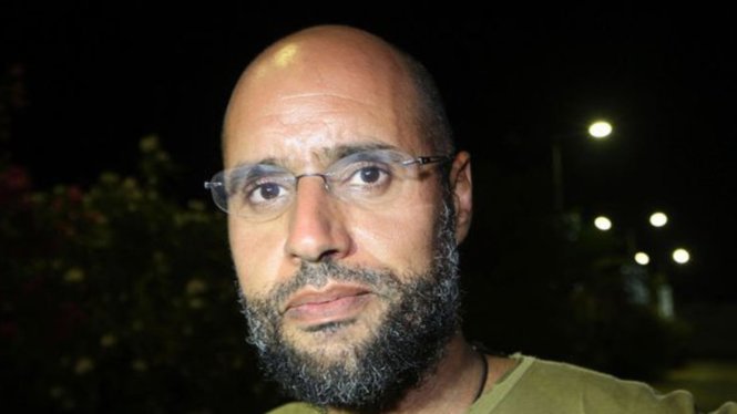 Saif al-Islam là con trai út của cố lãnh đạo Muammar Gaddafi - Ảnh: AFP
