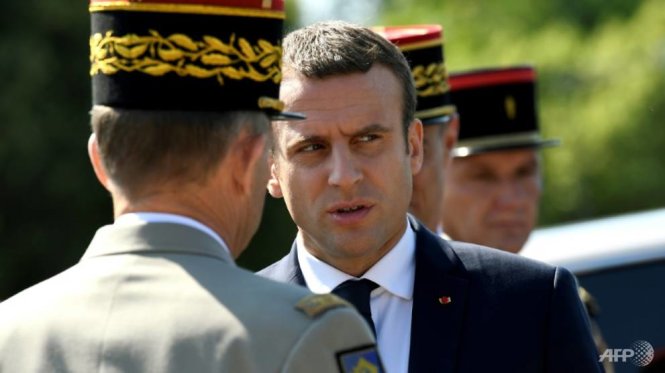 Tổng thống Pháp Emmanuel Macron lên kế hoạch đưa ra một số luật chống khủng bố vĩnh viễn - Ảnh: AFP