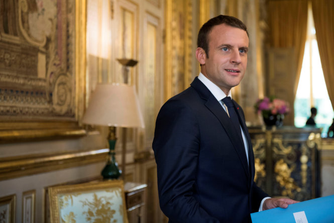 Tổng thống Pháp Emmanuel Macron - Ảnh: Reuters