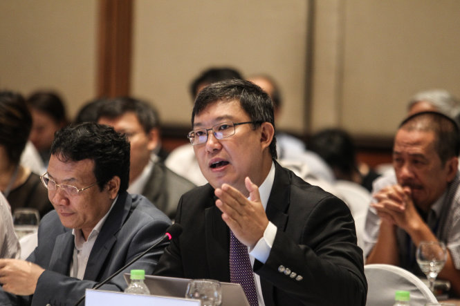 Ông Nguyễn Xuân Thành, giám đốc phát triển Chương trình kinh tế Fulbright tại Việt Nam - Ảnh: N.Khánh