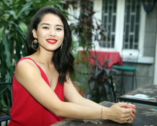 Trước khi đóng Bầu trời đỏ được ghi hình tại Việt Nam, Audrey Giacomini chia sẻ cô đã đến Sài Gòn 3 lần - Ảnh: Gia Tiến