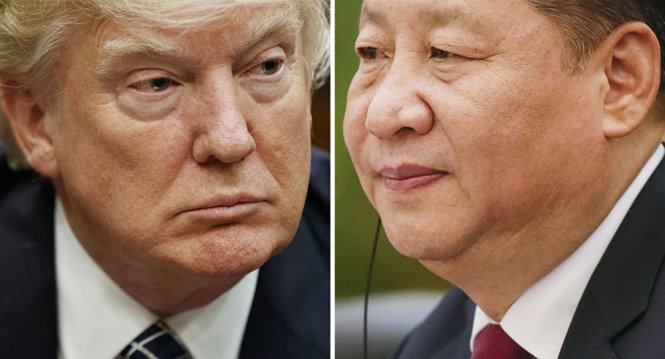 Tổng thống Donald Trump và Chủ tịch Trung Quốc Tập Cận Bình - Ảnh: AFP