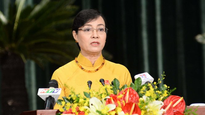 Chủ tịch HĐND TP.HCM Nguyễn Thị Quyết Tâm phát biểu khai mạc kỳ họp -
 Ảnh: Tự Trung