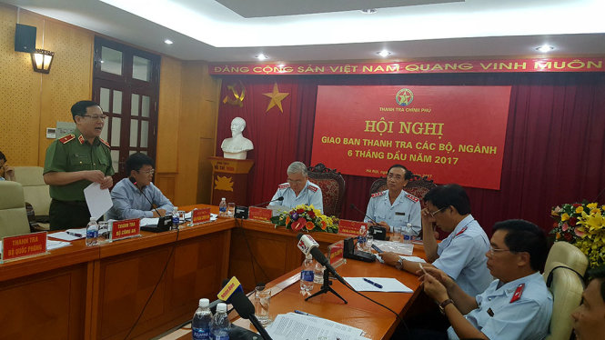 Thiếu tướng Phạm Lê Xuất phát biểu tại hội nghị - Ảnh: K. T.
