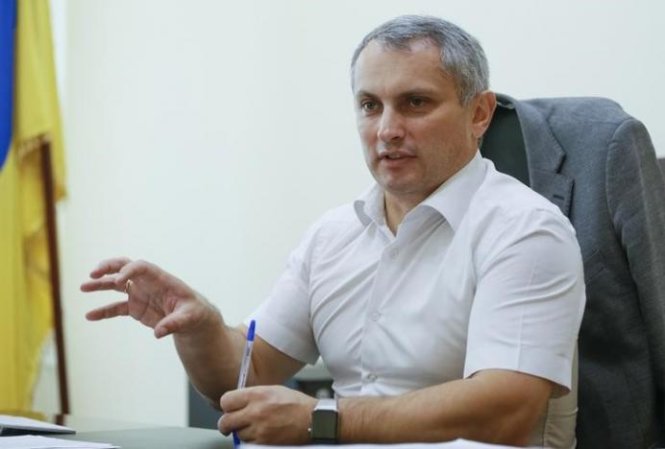 Trưởng cảnh sát Mạng Ukraine, ông Serhiy Demedyuk trong cuộc phỏng vấn với hãng Reuters - Ảnh: Reuters