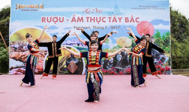 Không gian ẩm thực Tây Bắc diễn ra từ ngày 8 đến hết ngày 16-7. Ảnh N.ÁNH