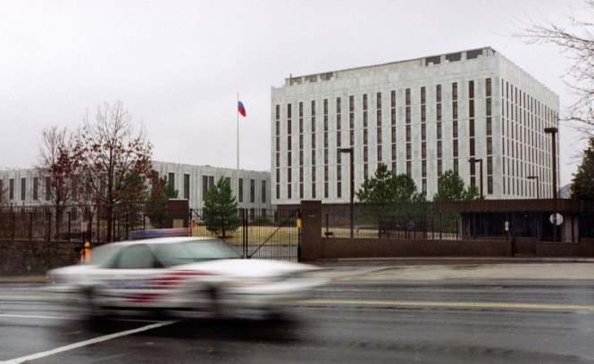 Đại sứ quán Nga tại thủ đô Washington, Mỹ - Ảnh: Reuters
