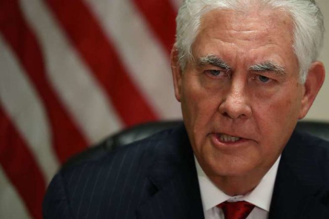 Ngoại trưởng Mỹ Rex Tillerson chủ trì các cuộc hội đàm với lãnh đạo Qatar, Kuwait và Ả Rập Saudi để tìm giải pháp cho cuộc khủng hoảng vùng Vịnh - Ảnh: AFP