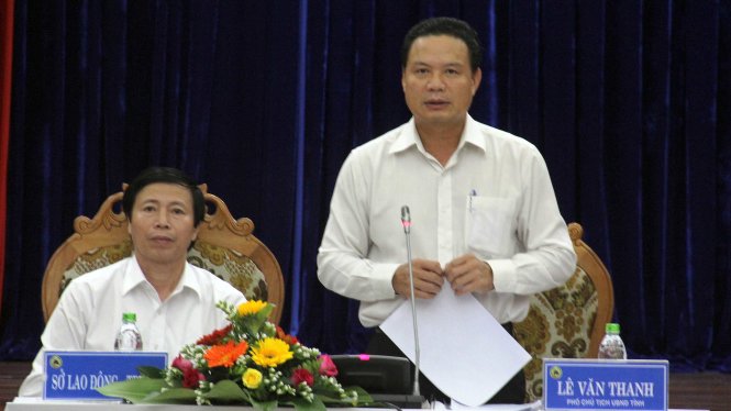 Lãnh đạo tỉnh Quảng Nam khẳng định vẫn tiếp công dân đầy đủ - Ảnh: L.T