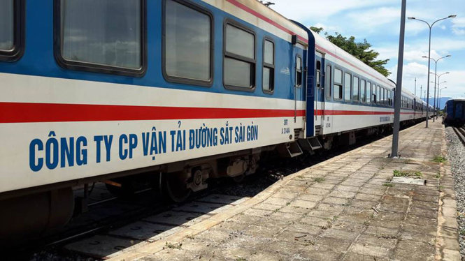 Đoàn tàu này do các kỹ sư của Công ty cổ phần Xe lửa Dĩ An đóng - Ảnh: Chi nhánh Vận tải đường sắt Sài Gòn