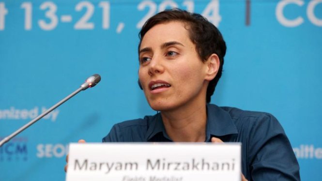 Bà Maryam Mirzakhani, giáo sư Đại học Stanford - Ảnh: AFP