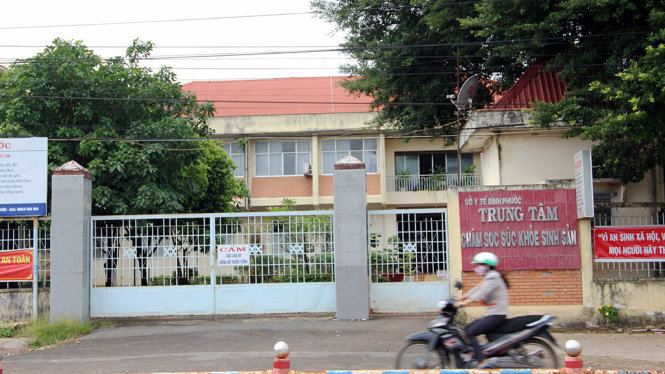 Trung tâm chăm sóc sức khỏe sinh sản thuộc Sở Y tế tỉnh Bình Phước bị trộm “viếng” nhưng không lấy được tiền - Ảnh: N.N