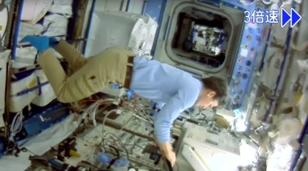 Hình ảnh do IBC ghi nhận về các hoạt động của phi hành gia trên ISS - Ảnh: JAXA