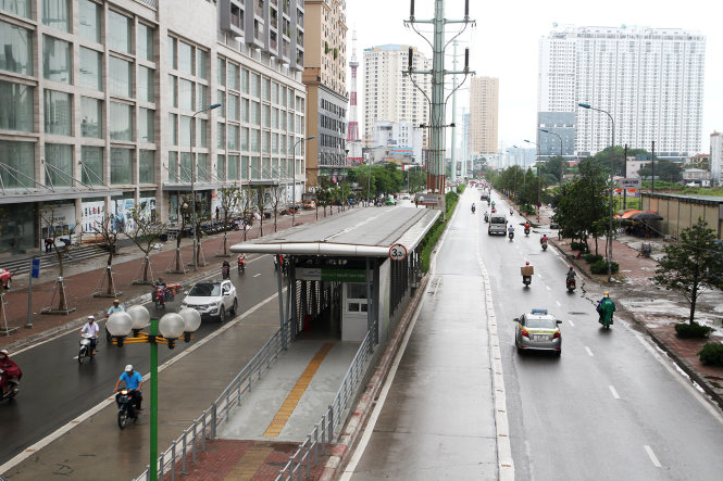 Dự án đầu tư xây dựng đường Lê Văn Lương kéo dài là một trong những dự án bị thanh tra - ẢNH: Phương Chinh