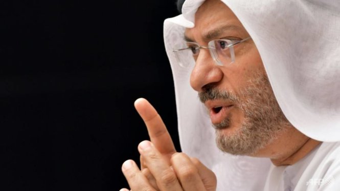 Bộ trưởng Ngoại giao UAE Anwar Gargash - Ảnh: AFP