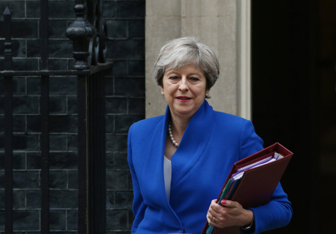Thủ tướng Anh Theresa May - Ảnh: Express