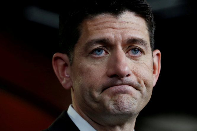 Chủ tịch Hạ viện Mỹ Paul Ryan - Ảnh: Reuters