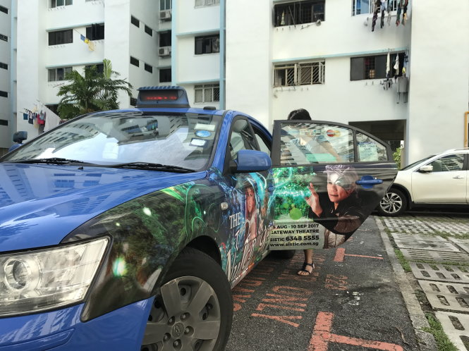 Taxi giờ đã không còn là ưu tiên lựa chọn của nhiều người ở Singapore -
 Ảnh: LÊ NAM