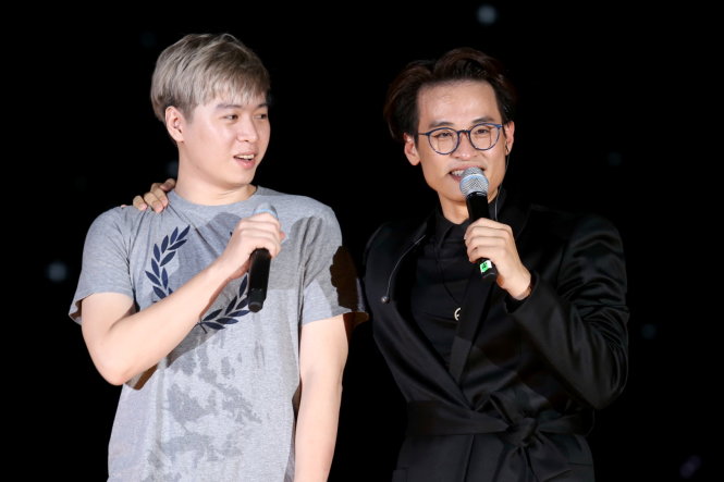 Hà Anh Tuấn và nhạc sĩ Phạm Toàn Thắng (trái) sẽ giới thiệu đến khán giả một dự án âm nhạc đặc biệt của cả hai trong năm 2017 vào tháng 9 tới - Ảnh: Gia Tiến