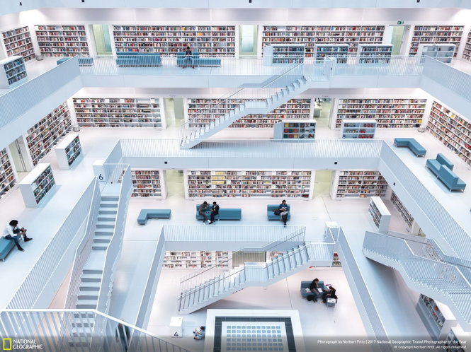 Bức ảnh Các cấp độ đọc - Ảnh: National Geographic