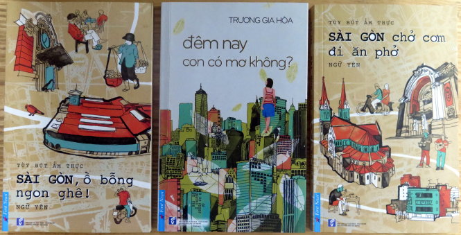 Ba tập sách của 2 nhà báo, đều do First News liên kết với NXB Văn hóa Văn nghệ ấn hành - Ảnh: L.Điền