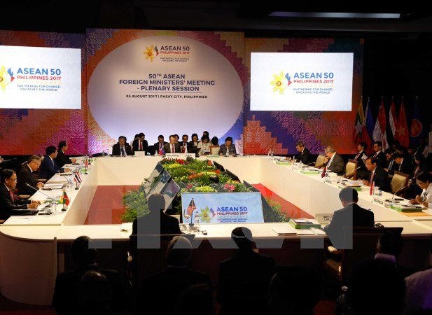Hội nghị Bộ trưởng Ngoại giao ASEAN lần thứ 50 đang diễn ra ở Manila, Philippines - Ảnh: TTXVN