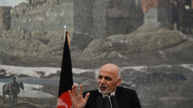 Tổng thống Afghanistan Ashraf Ghani lên án vụ tấn công vày ra tại tỉnh Sar-e Pul - Ảnh: AFP