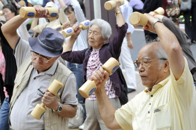 Người Nhật là một trong những dân tộc sống lâu nhất thế giới - Ảnh: REUTERS