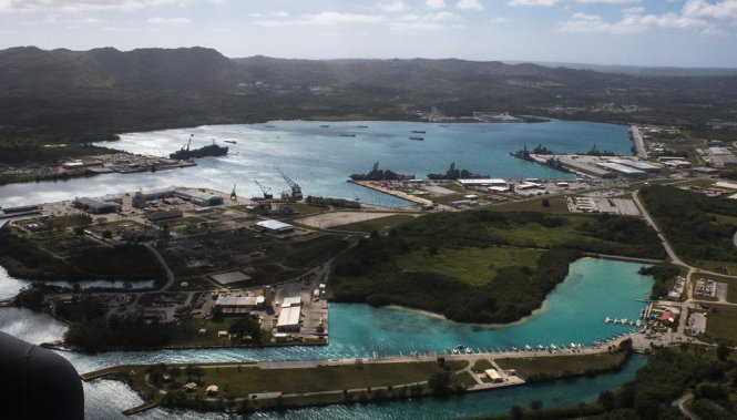 Căn cứ hải quân của Mỹ trên đảo Guam - US Navy