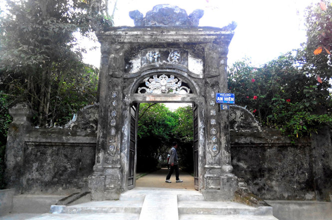 Theo nhà thơ Mai Văn Hoan, có khả năng nơi Nguyễn Du từng ở giai đoạn 1815-1820 là ngôi nhà trong vườn An Hiên này - Ảnh: M.TỰ