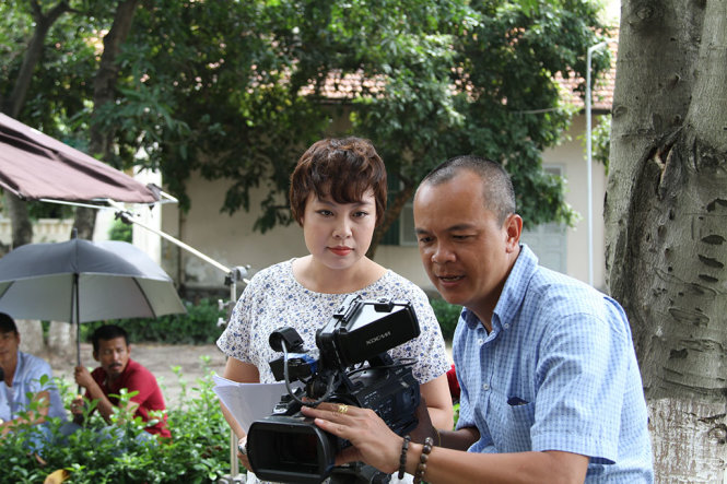 Thiếu tá Đặng Thái Huyền hiện là Trưởng phòng phim truyện của Điện ảnh Quân đội Nhân dân Việt Nam. Ảnh: ĐPCC