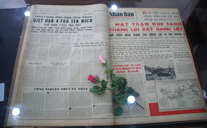 Các hiện vật được tặng cho Bảo tàng Báo chí Việt Nam - Ảnh: DANH TRỌNG