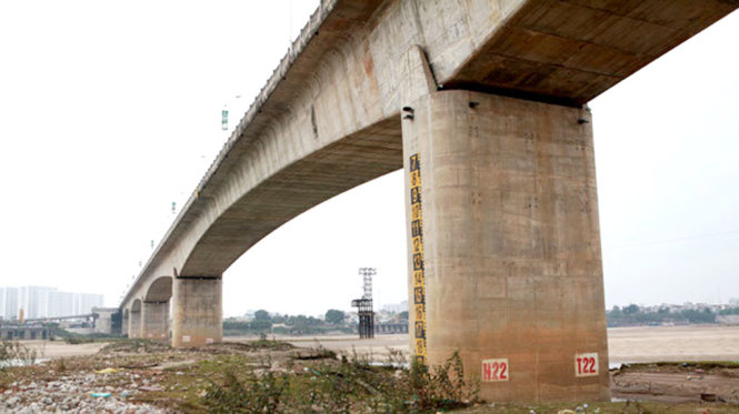 Cầu Vĩnh Tuy giai đoạn 1 đã hoàn thành đưa vào sử dụng từ năm 2010