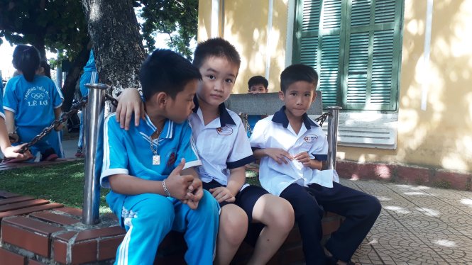 Học sinh Trường tiểu học Lê Lợi, TP Huế bắt đầu năm học mới với số tiền