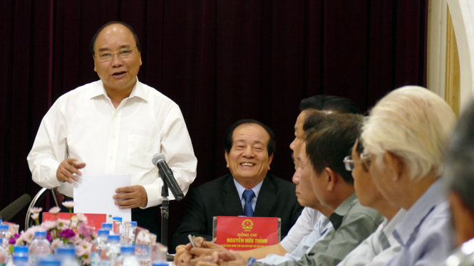 Thủ tướng Nguyễn Xuân Phúc làm việc với Liên hiệp Các hội văn học nghệ thuật VN chiều 4-8