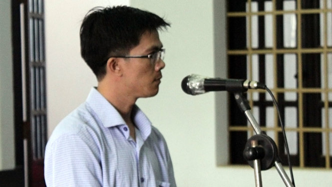 Bị cáo  Y Sơn Bon Dốc Ju bị tuyên phạt 7 năm tù về tội chiếm đoạt tài sản - Ảnh: L.Đ.