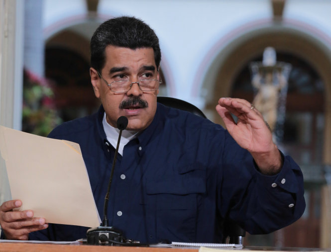 Tổng thống Venezuela, ông Nicolas Maduro - Ảnh: Reuters
