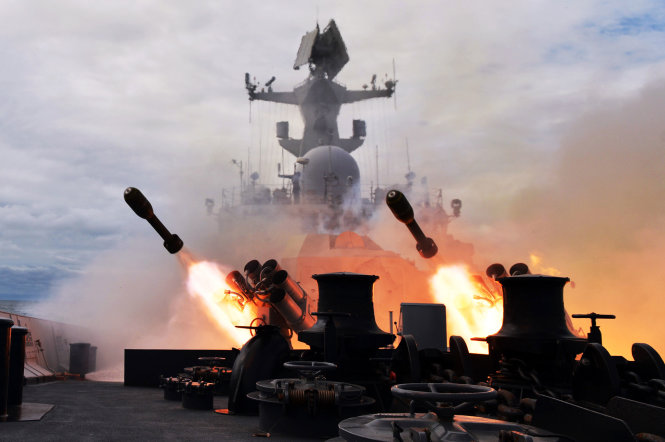 Hải quân Trung Quốc trong một cuộc tập trận - Ảnh: China Mil