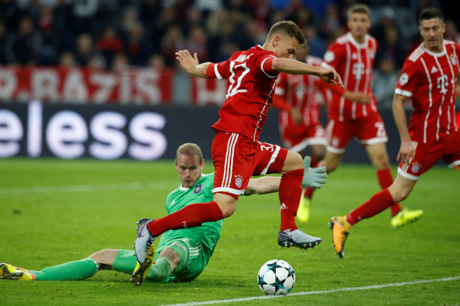 Dù giành chiến thắng trước Anderlecht nhưng Bayern Munich vẫn bọc lộ nhiều vấn đề. Ảnh: REUTERS
