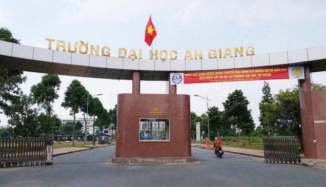 Nếu đề án được thông qua, Trường ĐH An Giang sẽ là thành viên của ĐH Quốc gia TP.HCM để đào tạo nguồn nhân lực chất lượng cao - Ảnh: BỬU ĐẤU